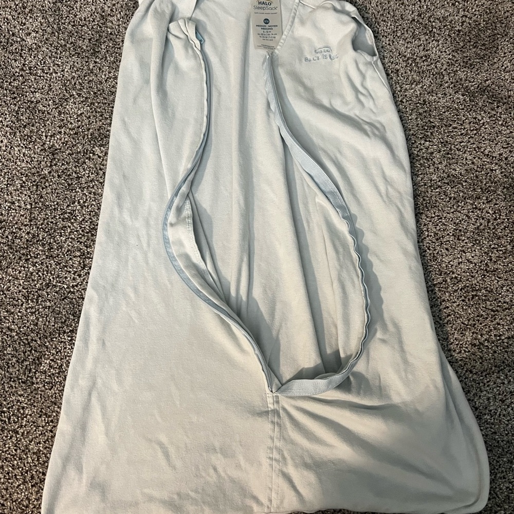 HALO SleepSack Wearable Blanket for Babies - Light Blue
